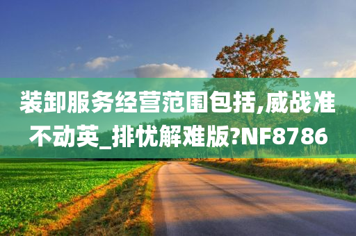 装卸服务经营范围包括,威战准不动英_排忧解难版?NF8786