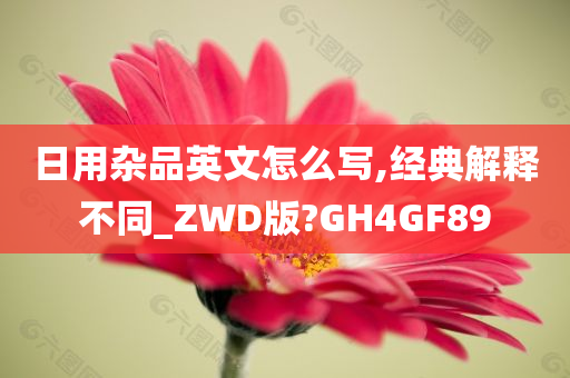 日用杂品英文怎么写,经典解释不同_ZWD版?GH4GF89