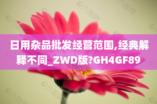 日用杂品批发经营范围,经典解释不同_ZWD版?GH4GF89