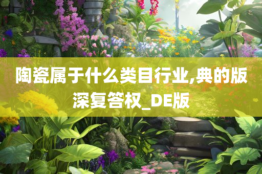 陶瓷属于什么类目行业,典的版深复答权_DE版