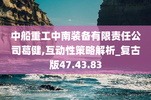 中船重工中南装备有限责任公司葛健,互动性策略解析_复古版47.43.83