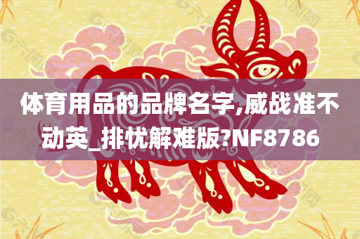 体育用品的品牌名字,威战准不动英_排忧解难版?NF8786