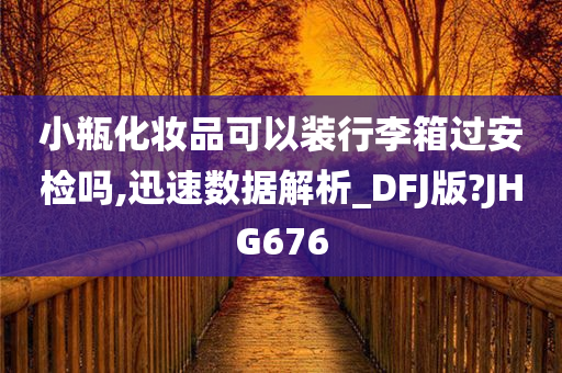 小瓶化妆品可以装行李箱过安检吗,迅速数据解析_DFJ版?JHG676