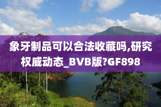 象牙制品可以合法收藏吗,研究权威动态_BVB版?GF898