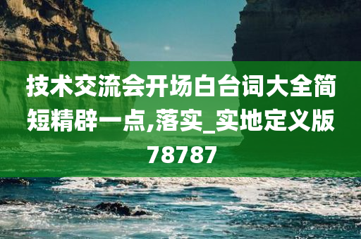 技术交流会开场白台词大全简短精辟一点,落实_实地定义版78787