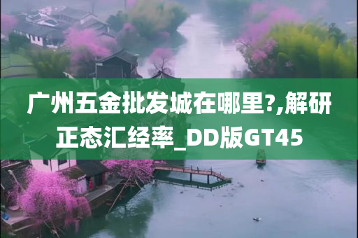 广州五金批发城在哪里?,解研正态汇经率_DD版GT45