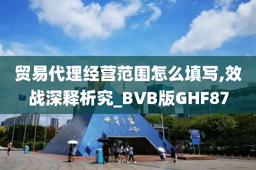 贸易代理经营范围怎么填写,效战深释析究_BVB版GHF87