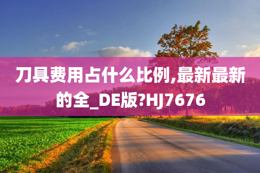 刀具费用占什么比例,最新最新的全_DE版?HJ7676