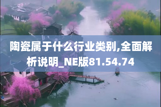 陶瓷属于什么行业类别,全面解析说明_NE版81.54.74