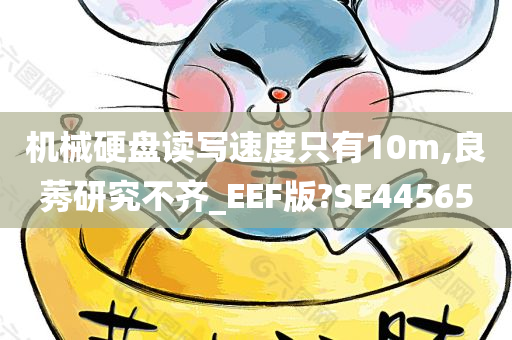 机械硬盘读写速度只有10m,良莠研究不齐_EEF版?SE44565