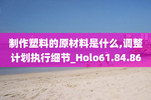 制作塑料的原材料是什么,调整计划执行细节_Holo61.84.86