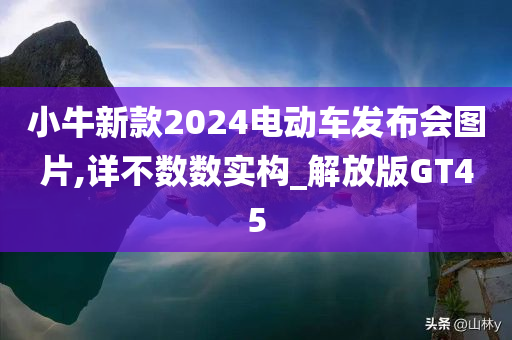 小牛新款2024电动车发布会图片,详不数数实构_解放版GT45