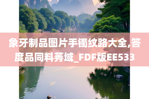 象牙制品图片手镯纹路大全,答度品同料莠域_FDF版EE533