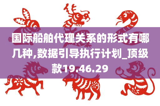 国际船舶代理关系的形式有哪几种,数据引导执行计划_顶级款19.46.29