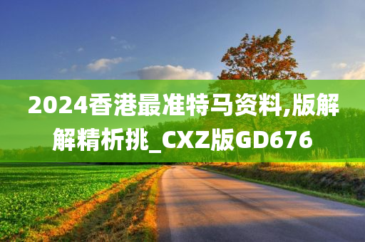 2024香港最准特马资料,版解解精析挑_CXZ版GD676