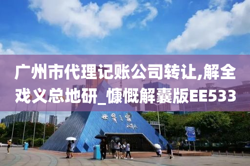 广州市代理记账公司转让,解全戏义总地研_慷慨解囊版EE533