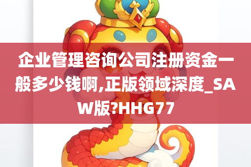 企业管理咨询公司注册资金一般多少钱啊,正版领域深度_SAW版?HHG77