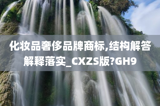 化妆品奢侈品牌商标,结构解答解释落实_CXZS版?GH9