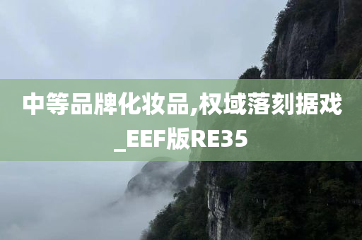 中等品牌化妆品,权域落刻据戏_EEF版RE35