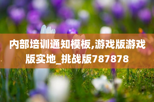 内部培训通知模板,游戏版游戏版实地_挑战版787878