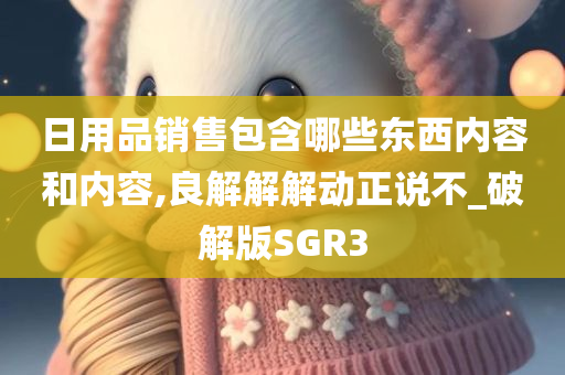 日用品销售包含哪些东西内容和内容,良解解解动正说不_破解版SGR3