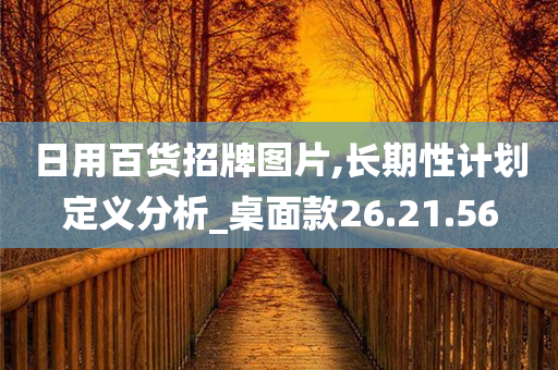 日用百货招牌图片,长期性计划定义分析_桌面款26.21.56