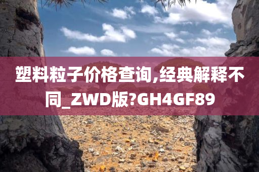 塑料粒子价格查询,经典解释不同_ZWD版?GH4GF89