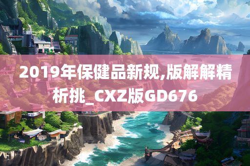 2019年保健品新规,版解解精析挑_CXZ版GD676