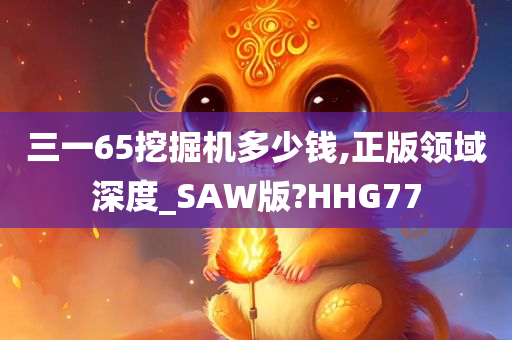 三一65挖掘机多少钱,正版领域深度_SAW版?HHG77