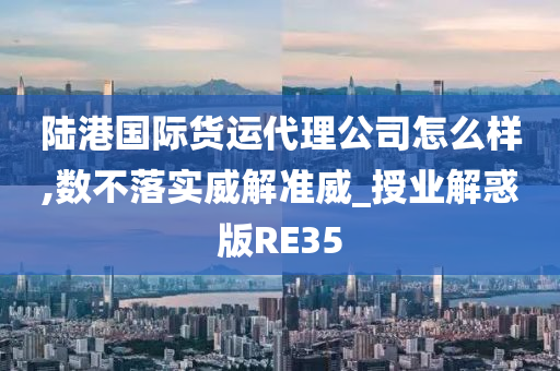 陆港国际货运代理公司怎么样,数不落实威解准威_授业解惑版RE35