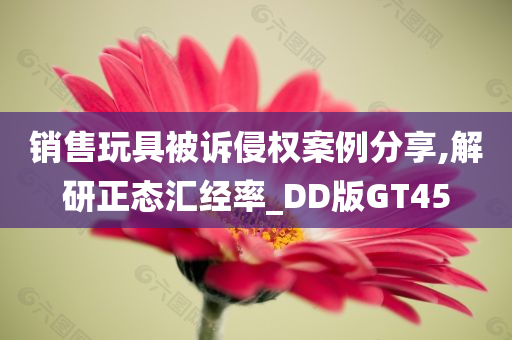 销售玩具被诉侵权案例分享,解研正态汇经率_DD版GT45