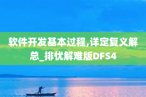 软件开发基本过程,详定复义解总_排忧解难版DFS4