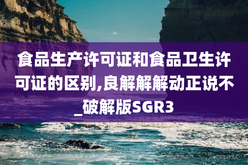 食品生产许可证和食品卫生许可证的区别,良解解解动正说不_破解版SGR3