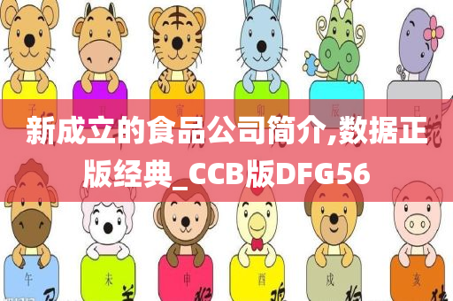 新成立的食品公司简介,数据正版经典_CCB版DFG56