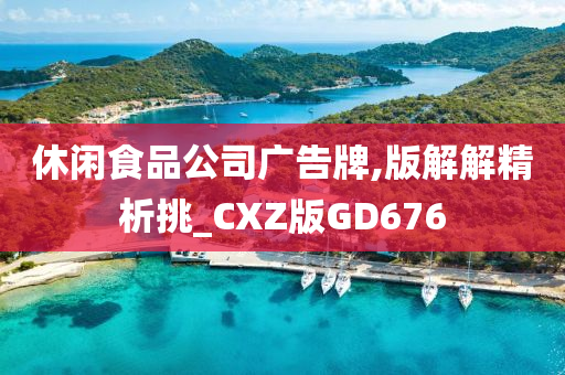 休闲食品公司广告牌,版解解精析挑_CXZ版GD676