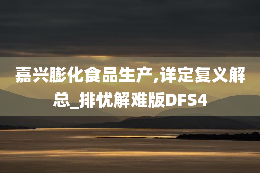 嘉兴膨化食品生产,详定复义解总_排忧解难版DFS4