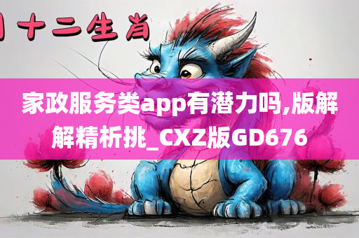 家政服务类app有潜力吗,版解解精析挑_CXZ版GD676