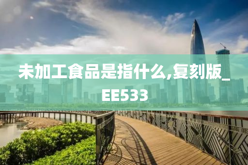 未加工食品是指什么,复刻版_EE533