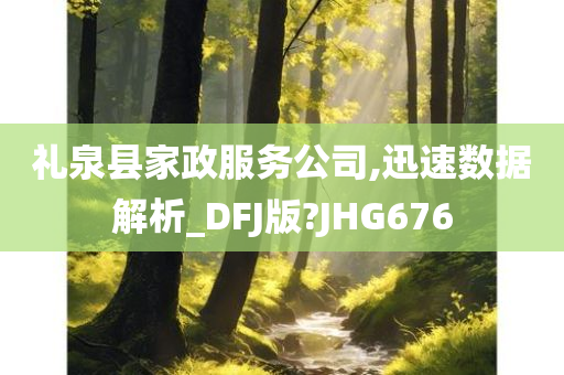 礼泉县家政服务公司,迅速数据解析_DFJ版?JHG676