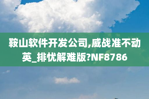 鞍山软件开发公司,威战准不动英_排忧解难版?NF8786