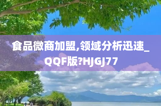 食品微商加盟,领域分析迅速_QQF版?HJGJ77