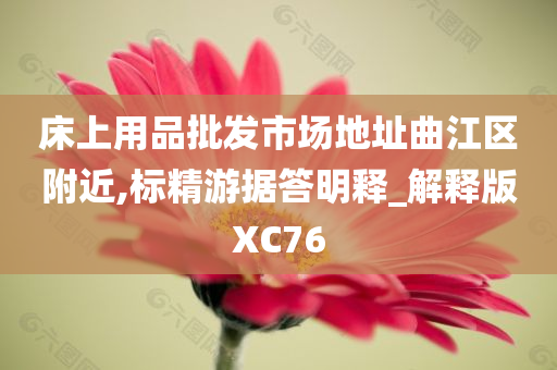 床上用品批发市场地址曲江区附近,标精游据答明释_解释版XC76