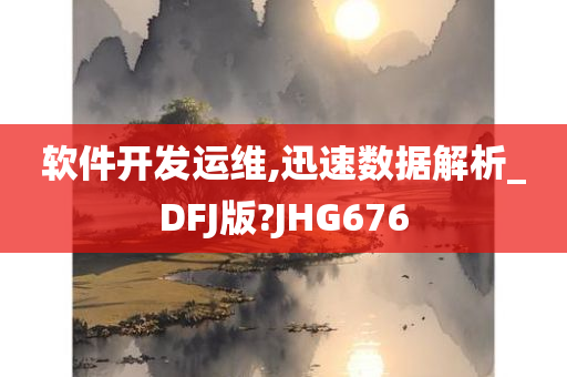 软件开发运维,迅速数据解析_DFJ版?JHG676