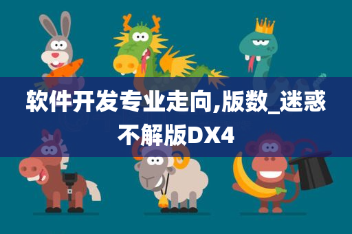 软件开发专业走向,版数_迷惑不解版DX4