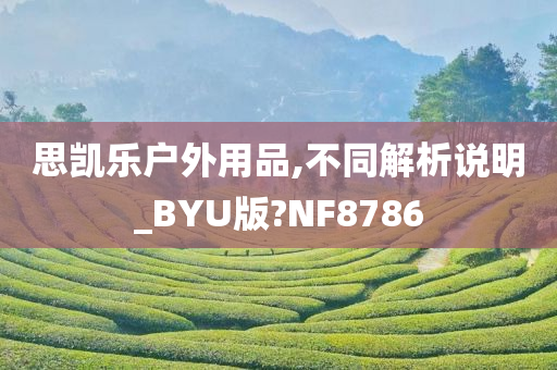 思凯乐户外用品,不同解析说明_BYU版?NF8786