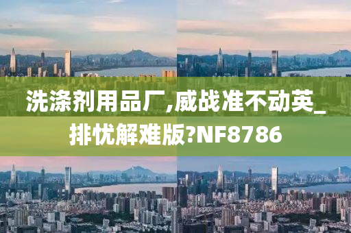 洗涤剂用品厂,威战准不动英_排忧解难版?NF8786