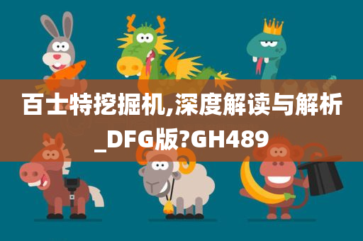 百士特挖掘机,深度解读与解析_DFG版?GH489