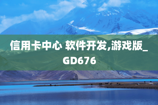 信用卡中心 软件开发,游戏版_GD676