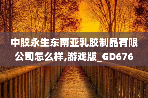 中胶永生东南亚乳胶制品有限公司怎么样,游戏版_GD676