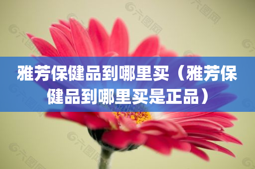 雅芳保健品到哪里买（雅芳保健品到哪里买是正品）